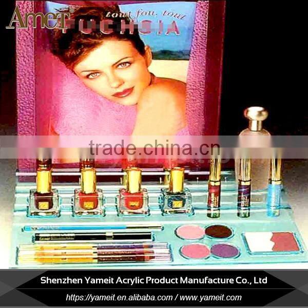 Factory customized acrylic countertop perfume display cabinet