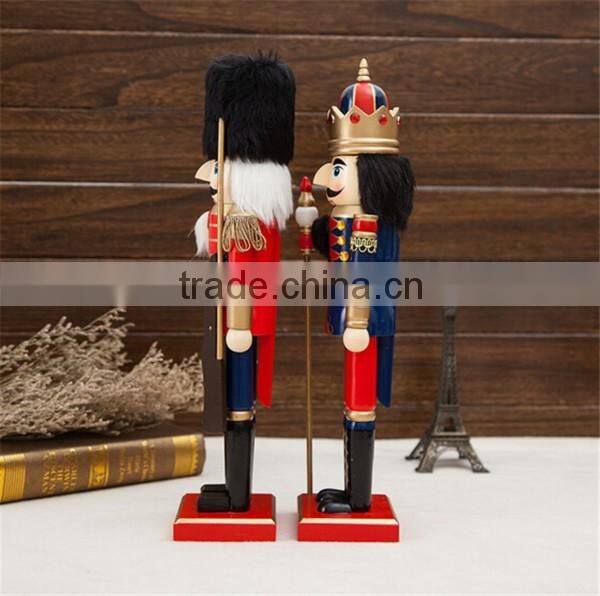 wholesale wooden soldier nutcracker type christmas gift