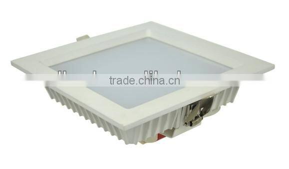Factory price square led downlight silver 30w 18w 12w 8" 6" 4"