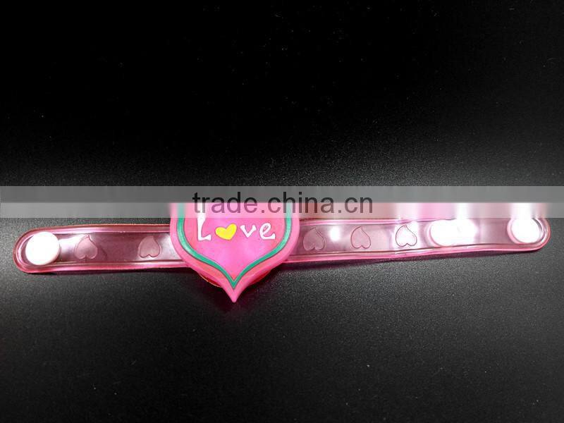 Wholesale Cheap Customized Flashing Size Adjustable LED Bracelets
