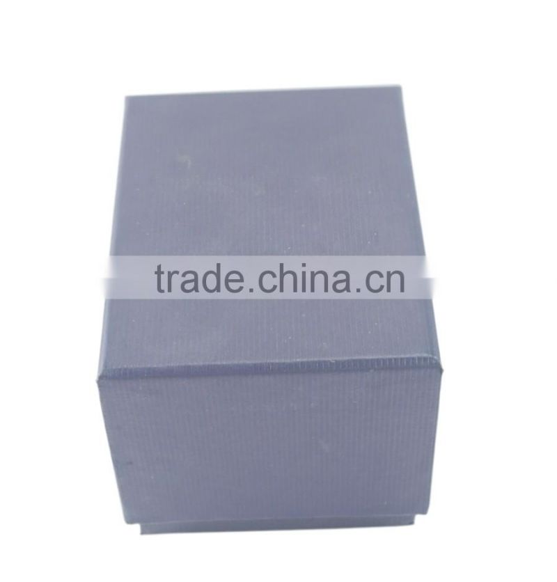 Good quality classic watch box dark blue watch case for mens watch on alibaba