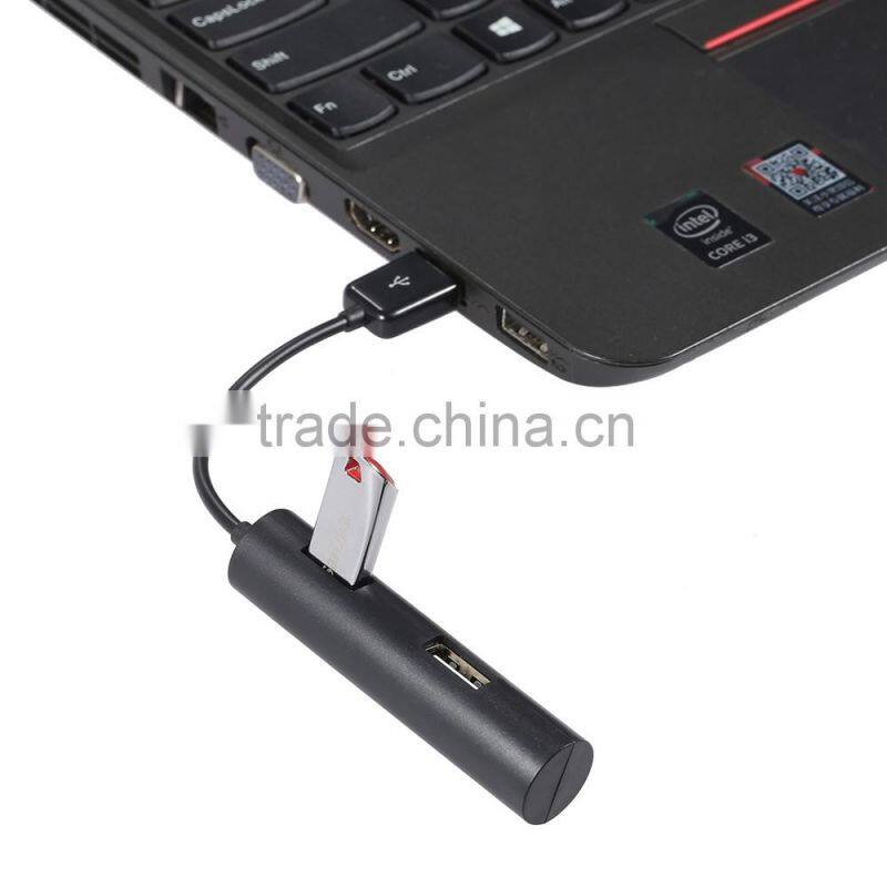 New 2015 Factory Supply slim shape Low cost USB2.0 Hub high speed 4 ports USB Hub for PC and Laptop