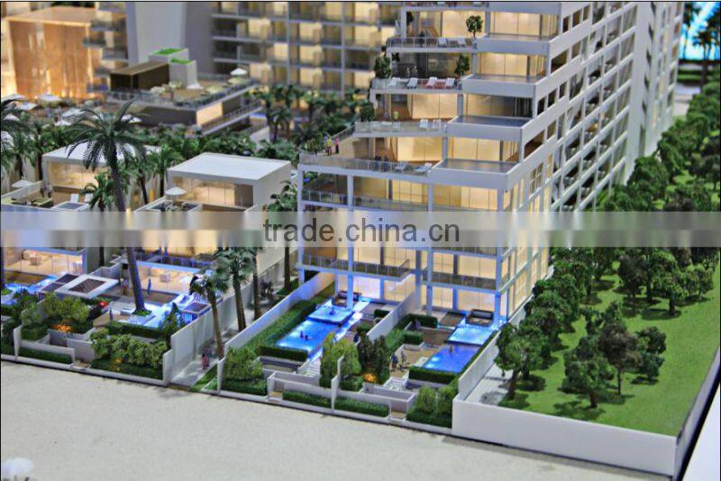 Rendering model for beach house construction building model,3d architectural model