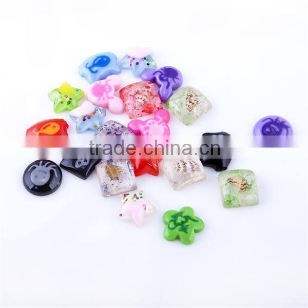 2014 fashion decorative resin flat back bridal jewelry set