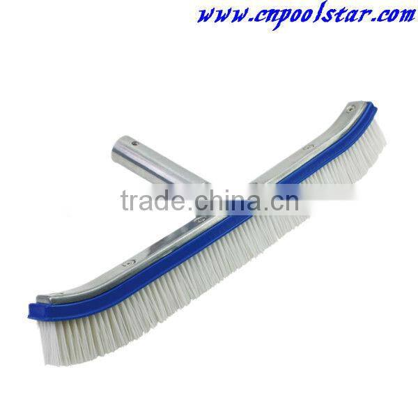 Hose Cleaning Brush 5.5:/14cm Polybristle Wall Brush with Alu Handle (P1407)