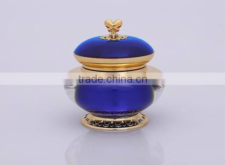 Hot Selling Acrylic cosmetic packaging wholesale plastic jar containers
