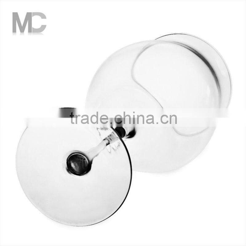 Wholesale Unique Wide Mouth Tulip Shaped Long Stem Wine Glass