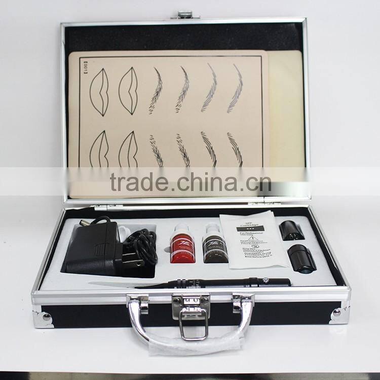 Mini cheapest permanent makeup eyebrow kit Disposable Needle with Adaptor