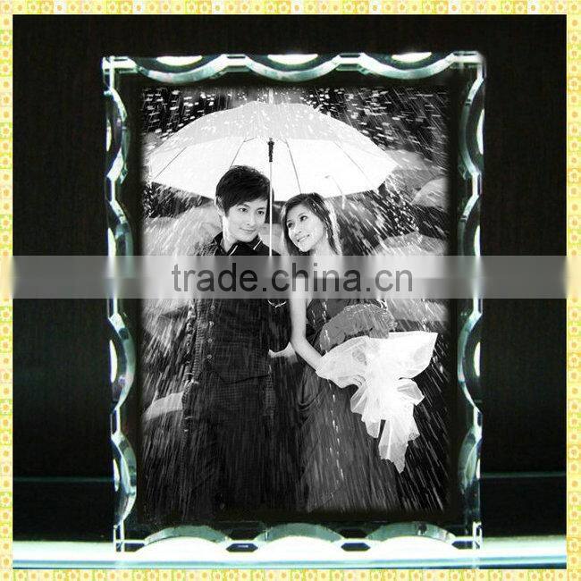 Personalized 3D Laser Crystal Gifts With Engraved Ganesh For Guest Souvenirs