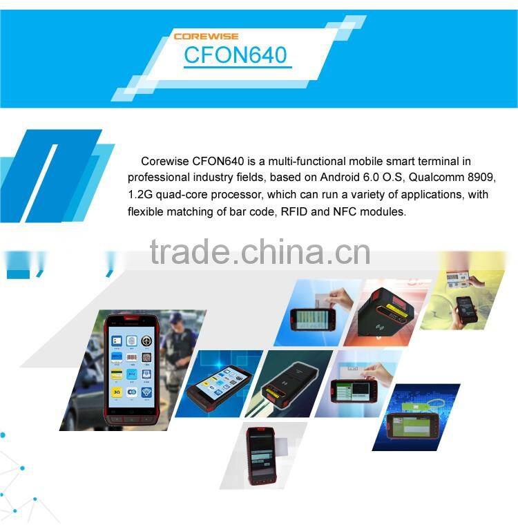 IP65 waterproof wireless rfid reader rugged cdma phone with 3g and wifi