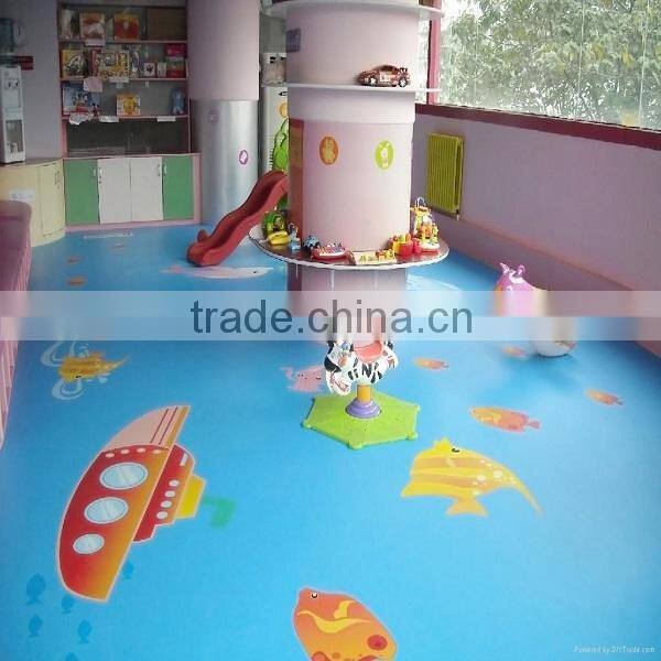 Hot selling!!! Distinctive and asy-installation pvc floor sheet