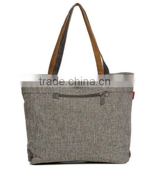 Lady Girl Large Shoulder Bag Women Handbag Linen Tote Shopping Bag