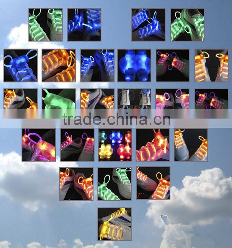 2016 most popular novelty woman led shoelace from made in China