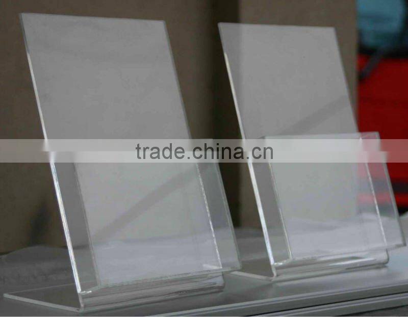 clear single acrylic wall envelope holder