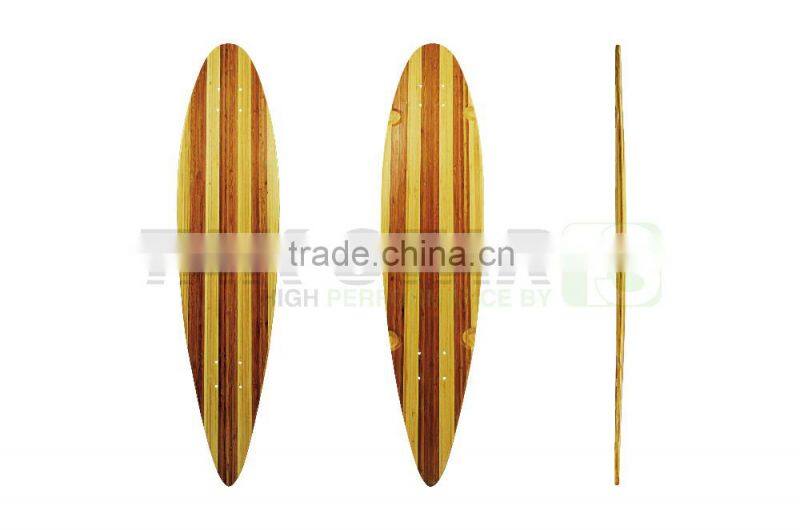 wholesale blank drop down maple longboard decks twin tip with kicktail longboard decks