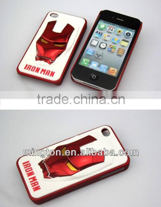 Platic 3d iron man phone case for iphone 5