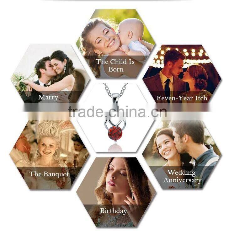 Special Valentine gift round cut sapphire cubic zirconia ring , 18k white gold plated finger ring