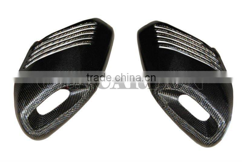 Carbon Fiber Key Hole Cover Silver Mesh
