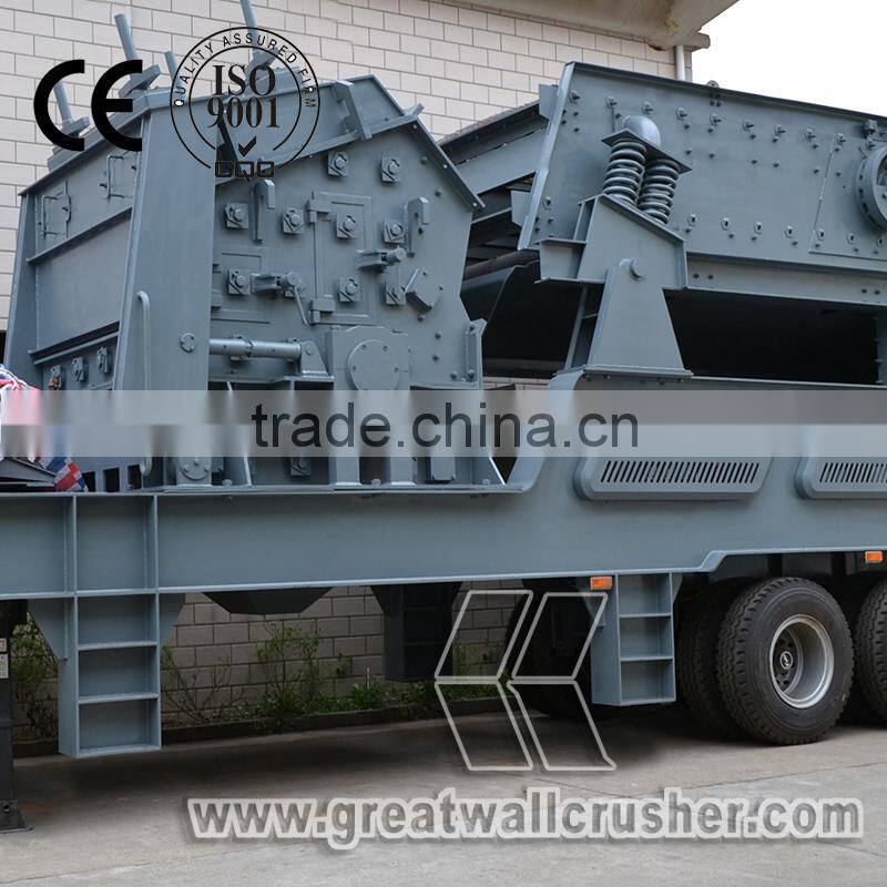 Great Wall Portable Impact Crushing Plant(ISO9001:2008)