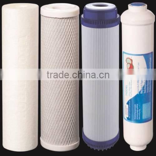 RO Sediment, GAC, CTO cartridges filter