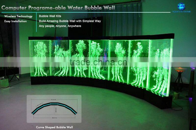 Digital Control bubble wall water panel LED