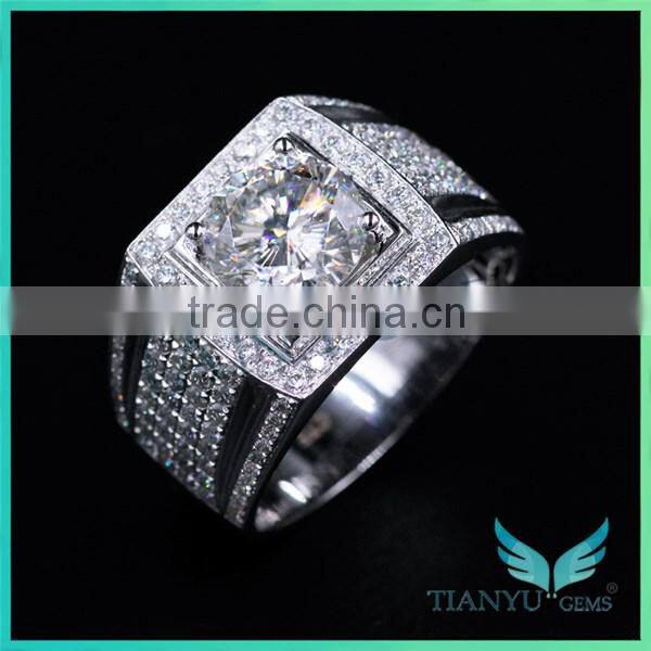 moissanite girdlestone customized 14k gold 1 carat 9 hearts & flower forever one forever brilliant moissanite rings