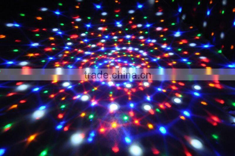 6pcs*1W RGBYWV LCD DMX Crystal ball magic led light