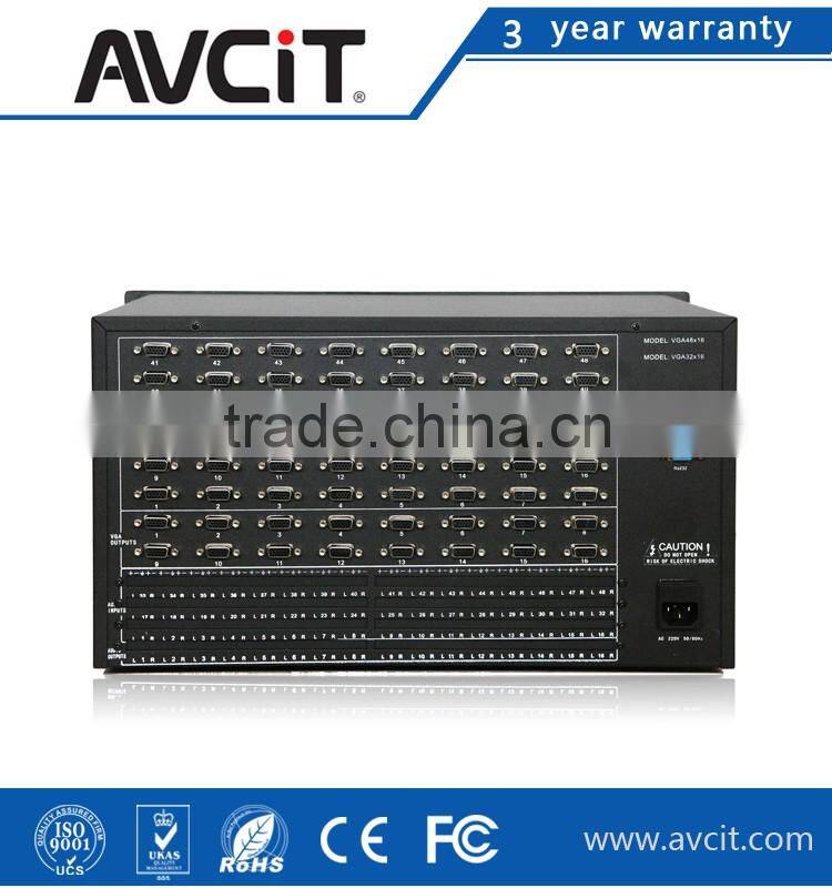 VGA48x4 matrix switcher,analog vga matrix switcher