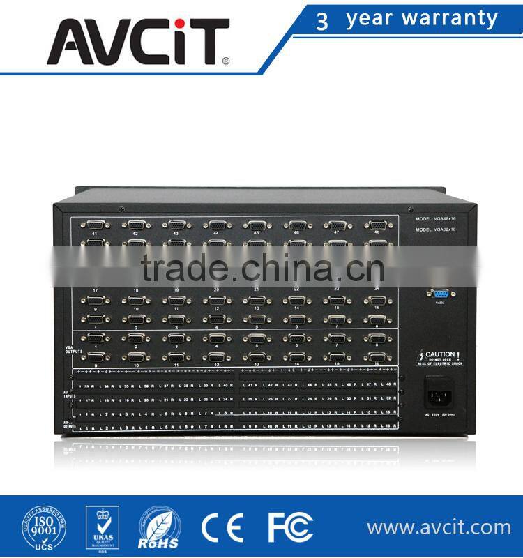 With audio aswitch 48*48 channel VGA 48x48-A Matrix Switcher