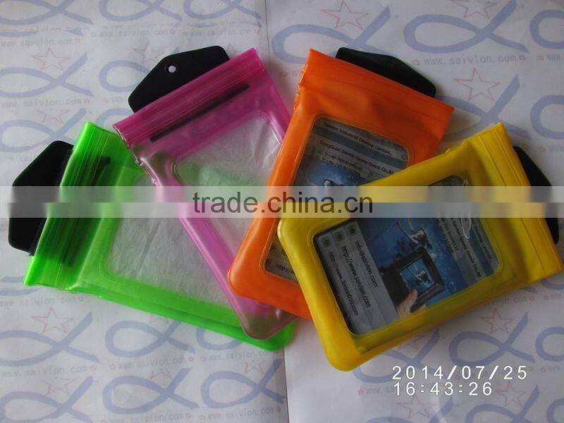Wholesale waterproof mobile bag / waterproof divng case for phone