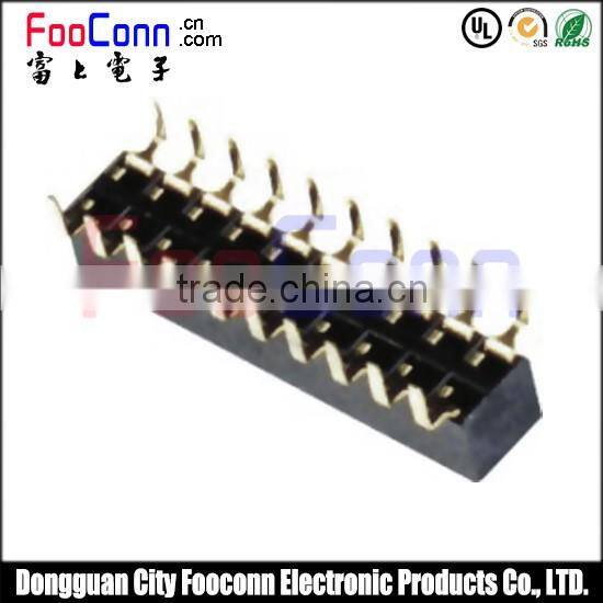 2.54mm Female Header Dual Row Bottom Entry Connector