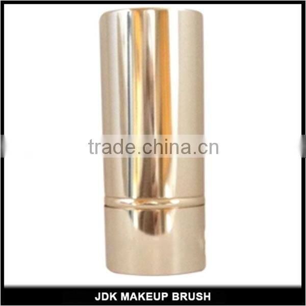 Retractable Kabuki Blush Foundation Powder Bronzer Makeup Brush Golden-Goat Hair