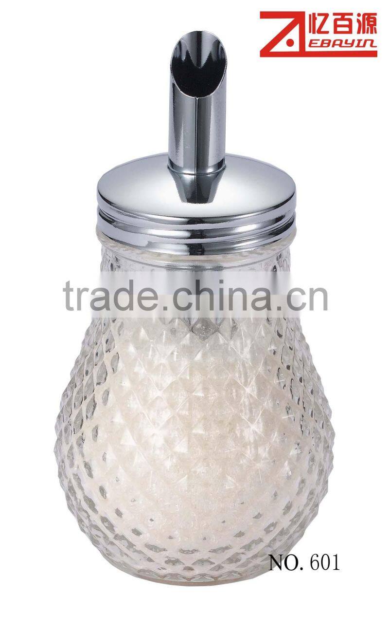 250ml Glass Sugar Bottle/Sugar Dispenser