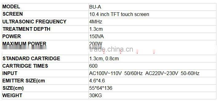 BL-A Liposonix body slimming system
