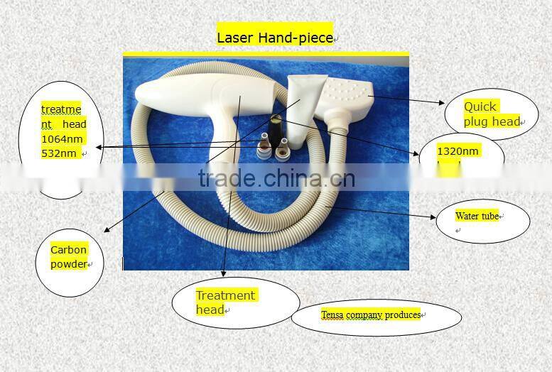 Portable Q switch nd yag Laser tattoo removal machine