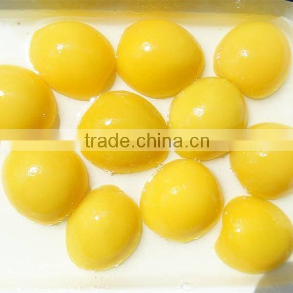 new corp canned yellow peach halves