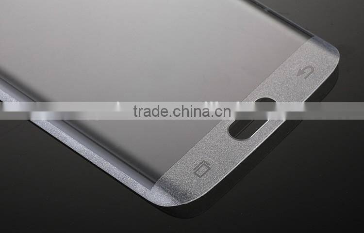 9H 0.2MM 3D Curved Full Coverage Tempered Glass Screen Protector For Galaxy S7 Edge G9350 Glass Silk print Glass Thermal Bending