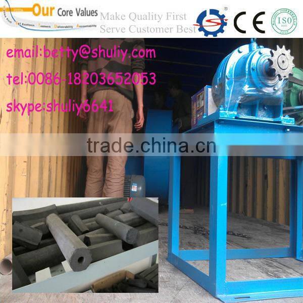 coal dust charcoal briquette extruder machine