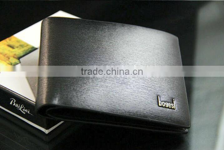 Made in India Fashion Short Design Men's Wallets Cowhide Leather Wallet For Men