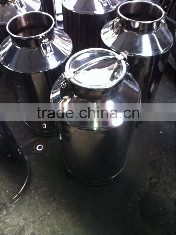 50/100Lt stainless steel milk can for alcohol distillation
