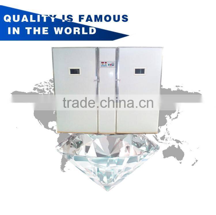 98% Hatching rate Full automatic industrial love birds egg incubator CE approved