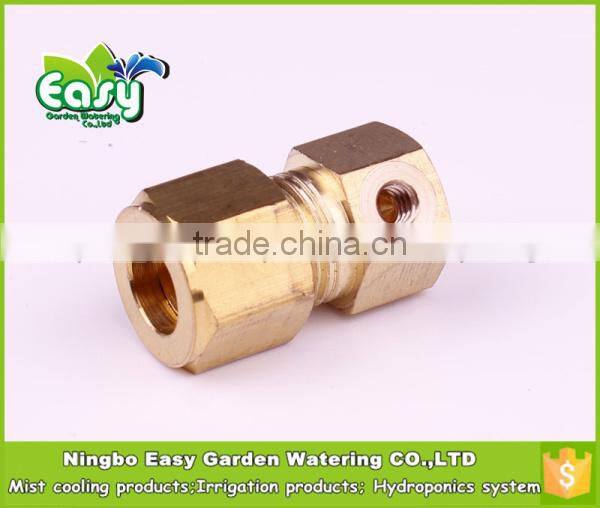 6mm Brass OD Elbow connector for mist cooling system.