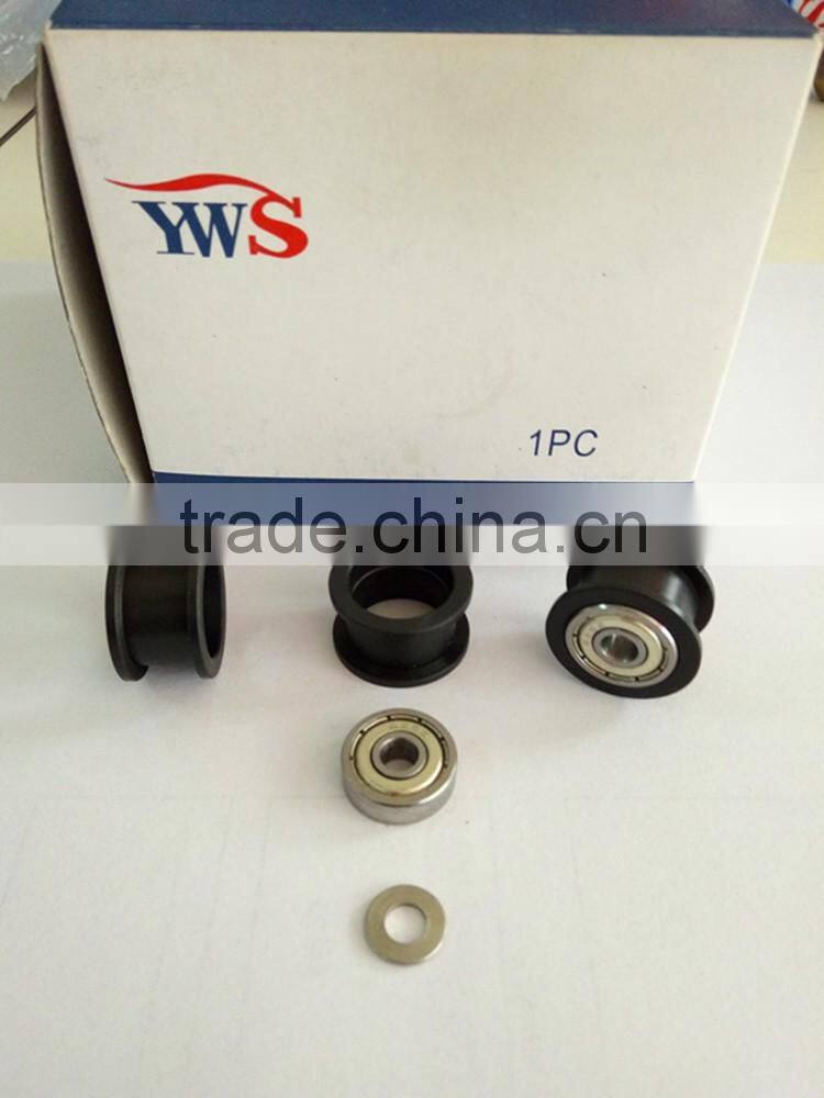 DIY 3d printer linear rail 20x20 aluminum profile wheel bearing element