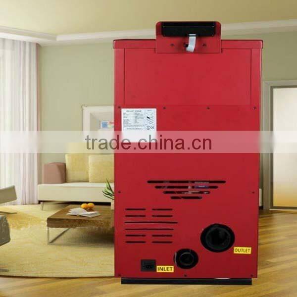 high efficient pellet stove from poland/ stove with chimney/ pellet stove with remote control