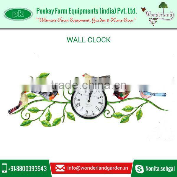 Top Brand Selling Unique Wall Clock with Birds Crafted on it at Cheap Price