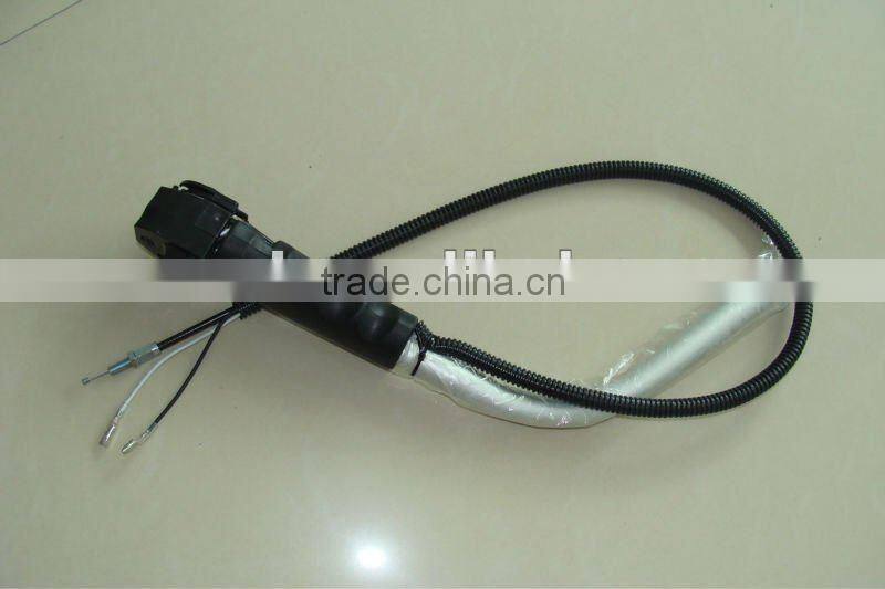 throttle lever assy on brush cutter-trimmer parts CG260 with film carburetor