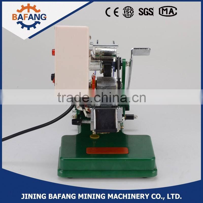 Manual ribbon coding machine paper card date printer