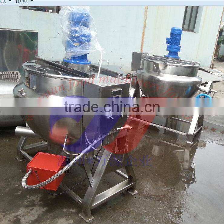 tilting cooking kettle nature gas heating jacketed kettle
