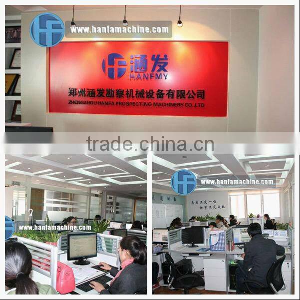 Air DTH drilling rig! HF100YA2 shot hole drill equipment