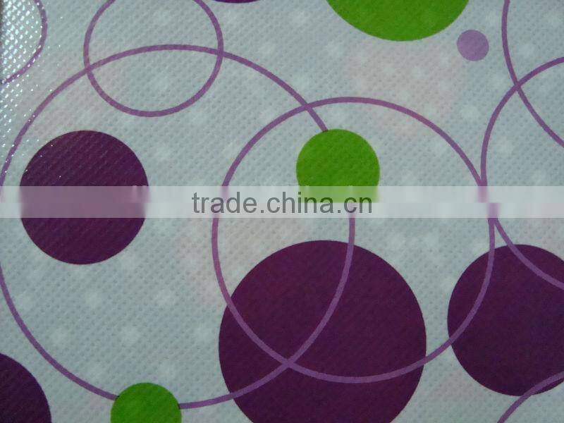 Best Sell pe coated nonwoven fabric/colorful coating